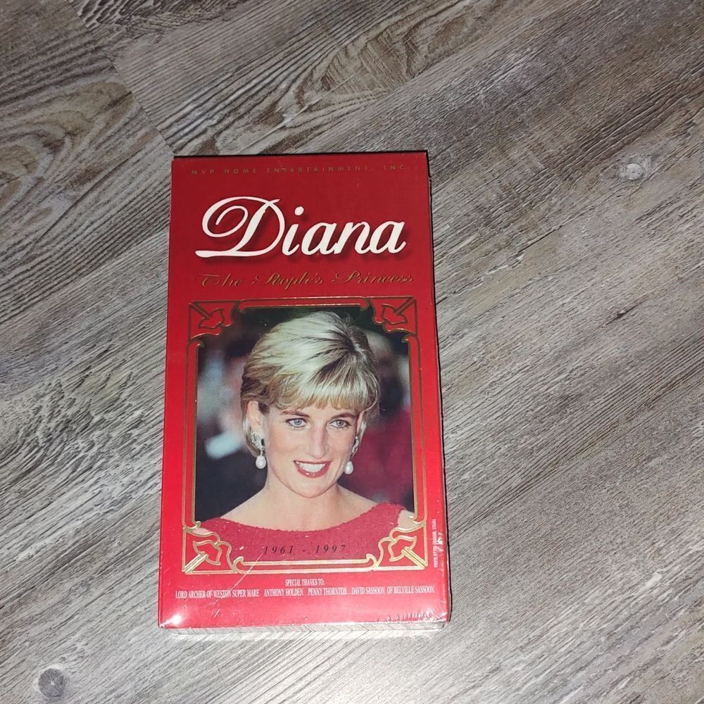 Diana: The Peoples Princess (VHS, 1997)  New Sealed